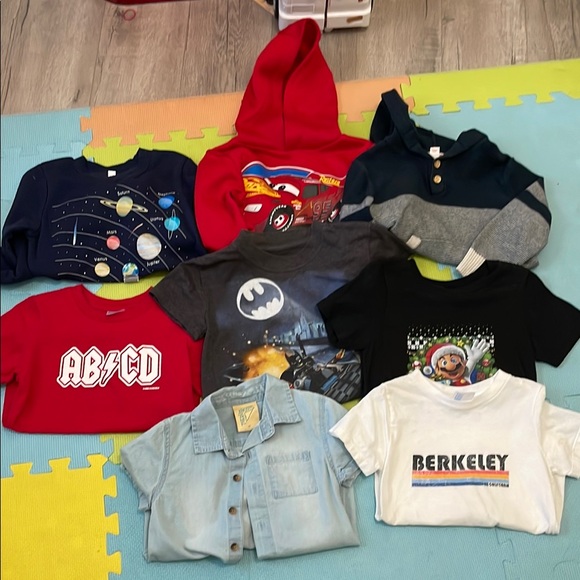 Kids Graphic T-Shirts and Hoodie Set